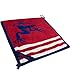 Frogger Amphibian 2-in-1 Patriotic Golf Towel with Wet and Dry Technology, Red/White/Blue, Premium Golf Bag Accessory with Carabiner Clip, Ultra Absorbent, for Golf Dads