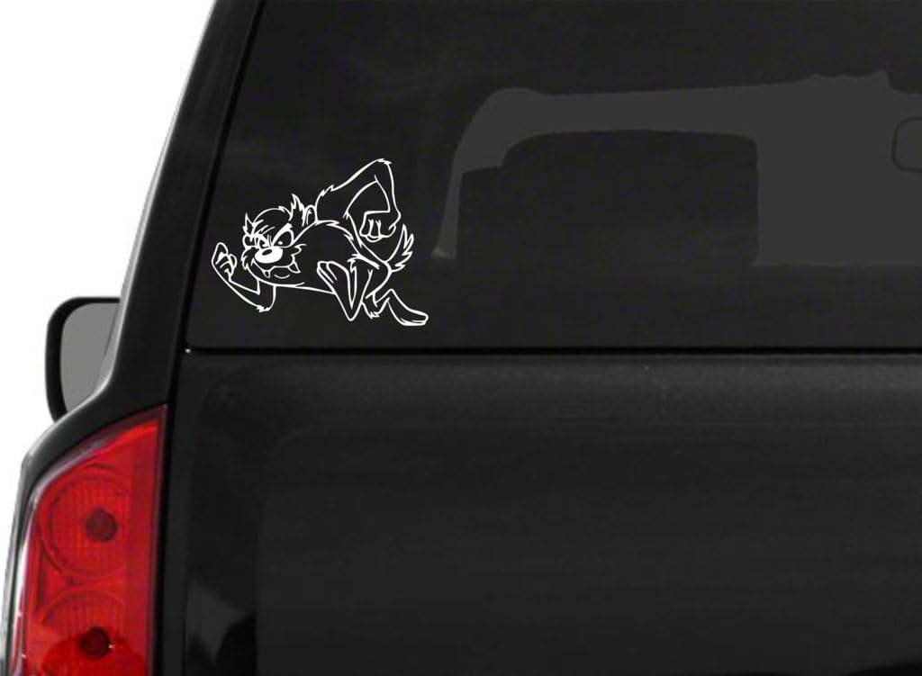 Taz Car Window Sticker Novelty Bumper Sticker A4