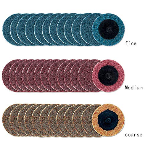 Coceca 2 inch Roloc Quick Change Discs 36Pcs Sanding Discs, Surface Conditioning Discs - Thumbnail 2