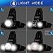 Brightest 4 Modes 3 Cree LED XM-L2 T6 9000 Lumens Headlight Rechargeable Headlamp Waterproof Head Torch Flashlight for Riding Fishing Hunting Travel