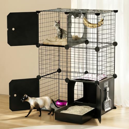PAWING 3-Tier Cat Cage