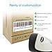 Upgraded 2 in 1 1d Laser USB 2.0 Wired + Wireless Compatible with Bluetooth Function Barcode Scanner for iPhone iPad Android Tablet PC, Mac OS X, Android, Windows 10 and iOS 11, Enable Keyboard Entry