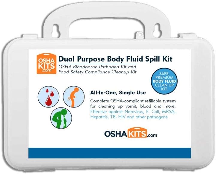 OSHA and Food Safety (Norovirus) Biohazard Spill Kit (1 kit)