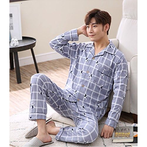 レモンツリーセブン Lemon Tree7 春 夏 メンズ パジャマ 綿 長袖