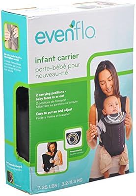 evenflo infant soft baby carrier creamsicle