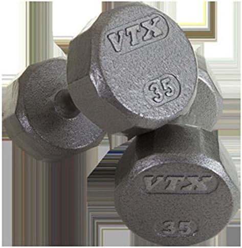 VTX by Troy Barbell 12-Sided Cast Iron Iron Dumbbell