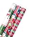 Hallmark Reversible Christmas Wrapping Paper Bundle, Classic Foil (Pack of 3, 60 sq. ft. ttl.)