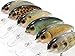 wLure Minnow Crankbait for Bass Fishing Bass Lure Jerkbait Fishing Lure (HC55KB, with Tackle Box)