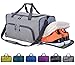 FANCYOUT Sports Gym Bag with Shoes Compartment & Wet Pocket, Travel Duffel Bag for Men and Women