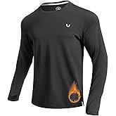 NORTHYARD Mens Running Shirt Thermal Long Sleeve Base Layer Fleece Lined Cold Weather Winter Gear Workout Athletic Gym