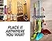 Newdora Mop Broom Holder Broom Organizer Key Rack Towel Hooks 5 Non-slip with 6 Hooks Wall Closet Mounted Organizer Brooms Mops Rakes Garage Storage Organization Systems