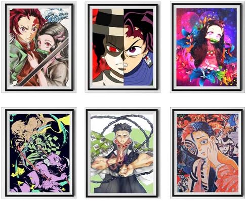 pic Muzan X Nezuko Ship anime canvas art prints poster