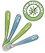 Cuddle Baby Gum-Friendly First Stage Soft Tip Silicone Feeding Spoons for Babies - Great Infant Gift Set (Pack of 4) Blue & Green - BPA, lead, phthalate and plastic free