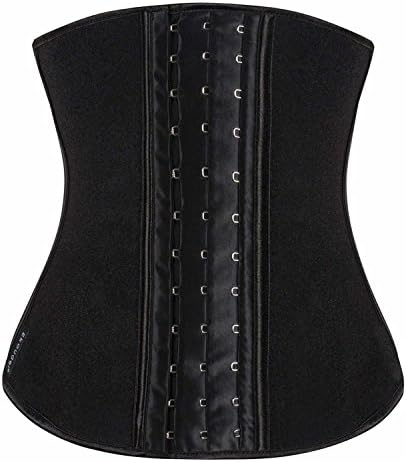 Elaver Women's Plus Size Waist Trimmer Corsets For Weight Loss(Black,5XL)