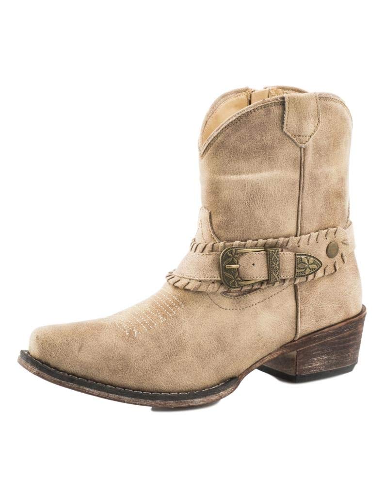 Roper Beth (Beige) - Women's Cowgirl Mule Boot