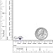 Gem Stone King 925 Sterling Silver Purple Amethyst Infinity Ring For Women (0.33 Cttw, Heart Shape 4MM, Gemstone February Birthstone, Available in Size 5,6,7,8,9)