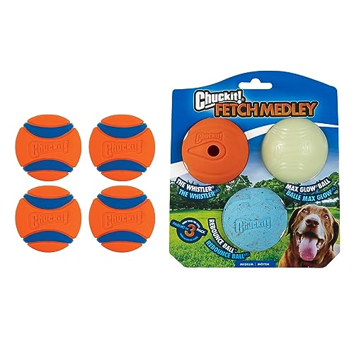 Chuckit! Fetch Bundle with Ultra Ball Dog Toy, Medium Inch