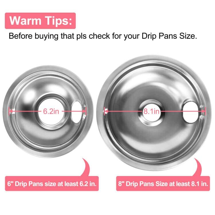 Upgraded MP22YA 4 Pack Electric Range Burner Element Unit Set, 2 x