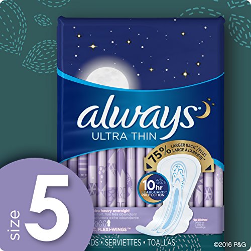 Always Ultra Thin Extra Heavy Overnight Pads - 34 CT