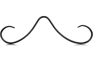 Longita Mustache Septum Ring Septum Rings Septum Jewelry Septum Rings 16g Septum Piercing Septum Pincher 16 Gauge Septum Nose Rings Mustache Nose Ring Septum Silver Gold Black