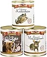 3er Set aus der Dose - Krötenbeine, Mäusegulasch, Grizzlyfilet ...