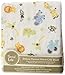 Trend Lab Jungle Friends Deluxe Flannel Fitted Crib Sheet