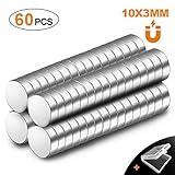 60PCS Refrigerator Magnets, Premium Fridge Magnets for Whiteboard, Crafts and Hobbies, Magnets for Stainless Steel Refrigerator, Office Magnets by BRYUBR