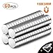 60PCS Refrigerator Magnets - Round Crafts Magnets for Whiteboard and Office, Dry Erase Board pins, Small Fridge Magnets by BRYUBR(Φ10X3mm)