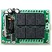 UHPPOTE 433mhz 12VDC 6 Channel Wireless Remote Control Switch Transmitter and Receiver