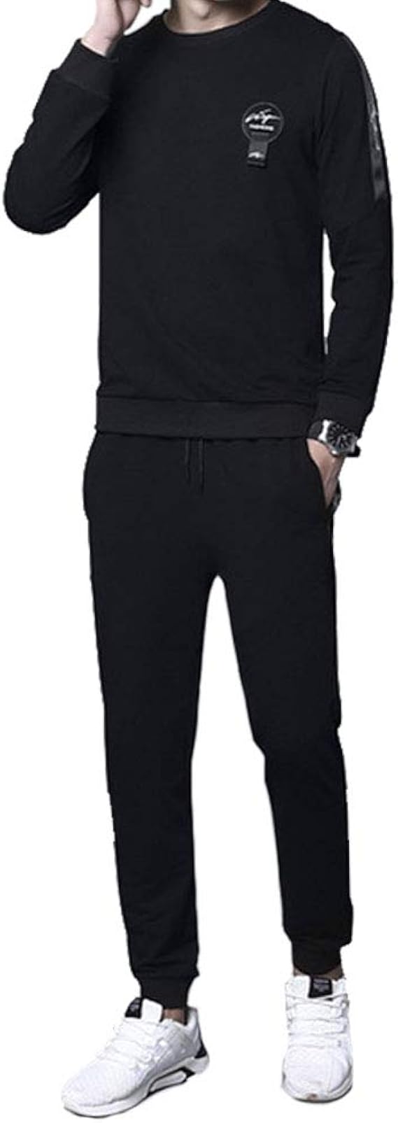 Amazon Smileメンズ 上下セット セットアップ スウェット トレーニングウェア 厚手 無地 長袖 ルームウェアー 春 秋 冬 ジャージ 上下セット 通販