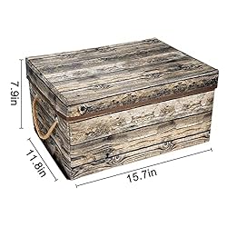 Livememory Decorative Storage Boxes with Lid and