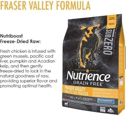 nutrience dog food subzero