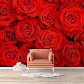 Wall Mural Elegant Rose Flower Floral Photo Removable Self-Adhesive Large Wallpaper - 66x96 inches