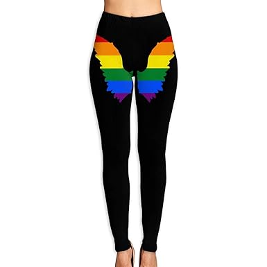 peitie104 Pantalones de yoga Gay Pride Wing Womens Tummy ...