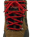 63 RED w/ BLACK Kevlar (R) proTOUGH(TM) Boot Shoelaces 2 pair pack (63 inch 160 cm)