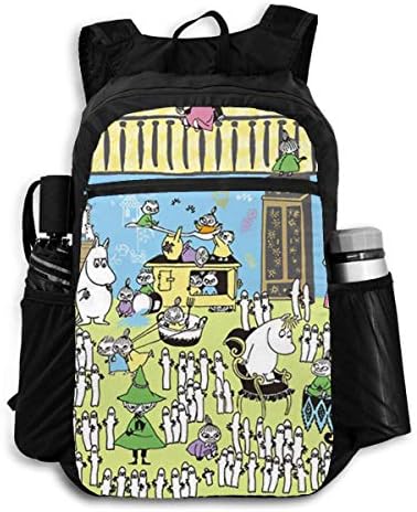 折り畳み旅行バック スポーツリュック かばん ムーミン ニョロニョロ パーティー 鞄 リュックサック 折りたたみ フィットネスバッグ アウトドア コンパクト 通勤 キャンプ ハイキングバッグ 超軽量 登山 携帯用収納バック 至上 収納ナップサック バックパック