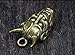 Evil Oni Retro Solid Brass Hannya Pendant Keychian Accessory Handwork Mens Lucky Pendant Necklace Gift (32 cm for Hannya)
