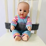 Black Blue and Gray Universal Baby Safety Strap for Seating Infant&Toddler's Highchair Harness (Grey)