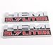 HEMI 5.7 6.4 LITER Emblem Decal Badge Sticker for Dodge Charger Ram 1500 Challenger Jeep Grand Cherokee 2pcs (Silver 5.7)