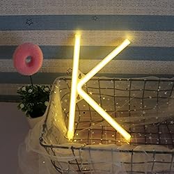 Light Up LED Neon Letter Sign Wall Decorative Neon