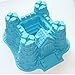 X-Haibei 3D Castle Cake Pan Chocolate Gelatinas Ice Cream Bakeware Silicone Mold Dia. 9 inch