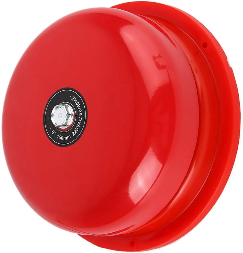 Bomb Bells 6 inches Stainless Steel Internal Strike Type Electric Bell 100db for ...