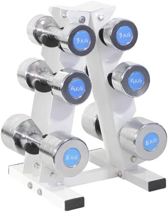 HAI+ Dumbbell Storage Rack Stand Holder, Solid Steel Dumbbell Rack Holder, A-Frame 3 Tier Weight Dumbbell Storage Racks, Free Weights Dumbbells Set for Home Gym Exercise (3 Tier) : Sports & Outdoors