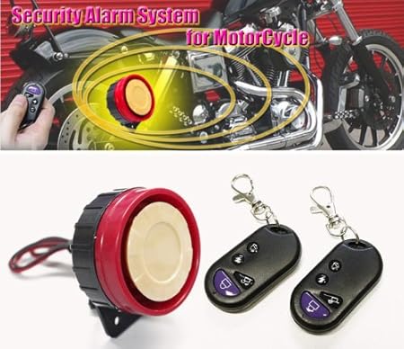 Amazon Mega Dome バイク用盗難防止 アラームシステム エンジンスターター機能 セキュリティー リモコン2個付き バイク用 アラーム イモビライザー 車 バイク