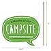 Big Dot of Happiness Happy Camper - Camping Photo Booth Props Kit - 20 Count