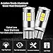 NAKOBO LED Bulb 12v 24v Non-polarity 194 T10 168 2825 W5W 12961 Car Interior Extremely Bright 9SMD 3030 Chipset, for License Plate Dome Map Door Courtesy Park Lights Pure White（pack of 4）
