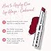 100% PURE Lip Glaze, Cabernet, Tinted Lip Balm, With Cocoa Butter, Vitamin E, Lip Moisturizer, Natural Lip Balm (Pink Mauve Color) - 0.088 oz