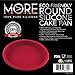 More Cuisine Essentials Premium-Eco-Friendly; 3 Day September SALE, BPA Free, 7.5 Inch - Silicone Cake/Pie Pan, THICK ROUND Mold, Non-stick; Commercial Grade Silicone, 7.5 X 1.5 Inches, Burgundy Win