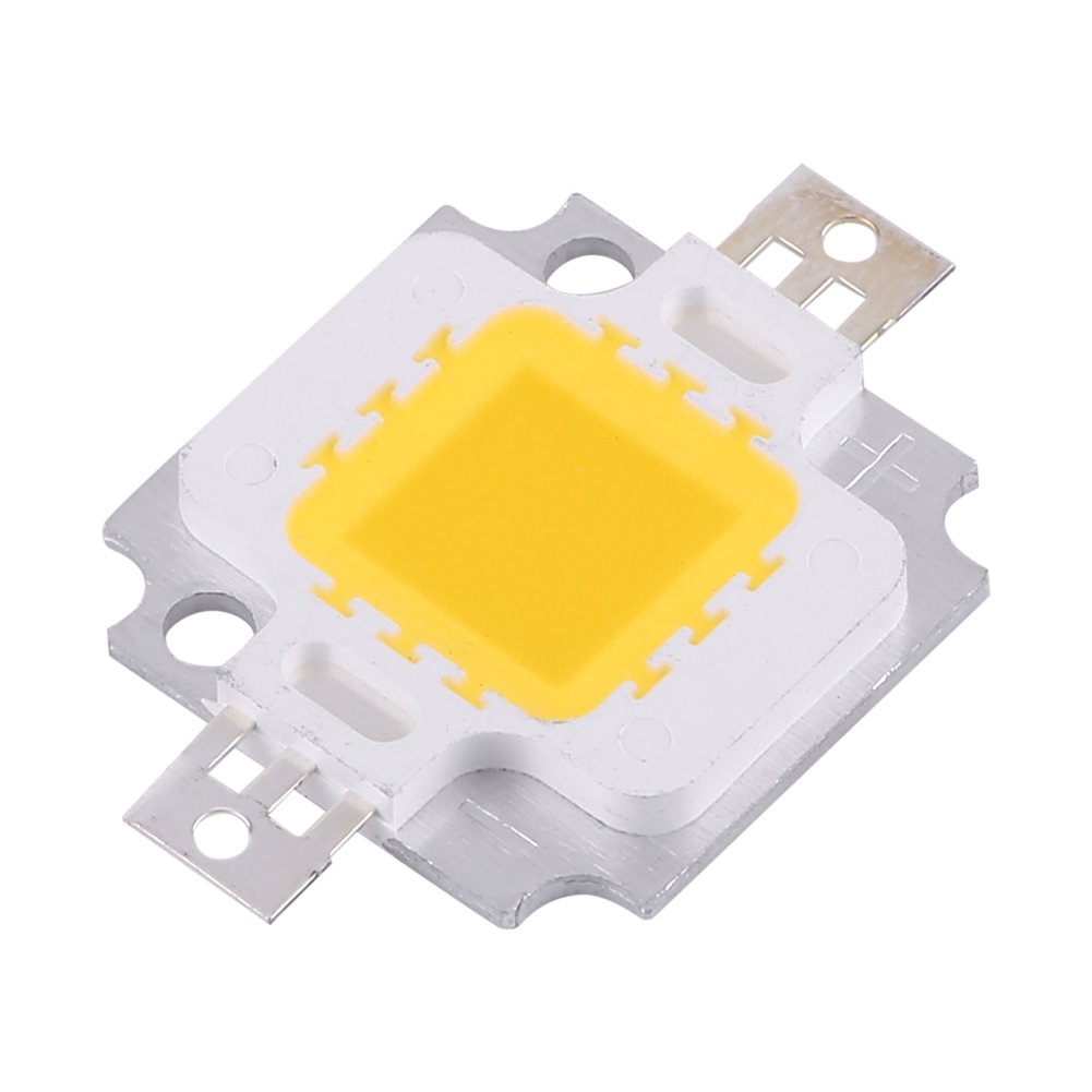 SMD Chip COB light, 10Pcs 10W LED Warm/Cool White SMD Chip COB DC 9-12V For Lamp Flood Light Bulb Replacement(Warm White)