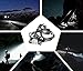 Mifine LED Headlamp 5000 Lumens Waterproof Flashlight, 4 Modes Headlight with 18650 Rechargeable Batteries and Wall Charger for Outdoor Sports Like Running,Camping and Hiking